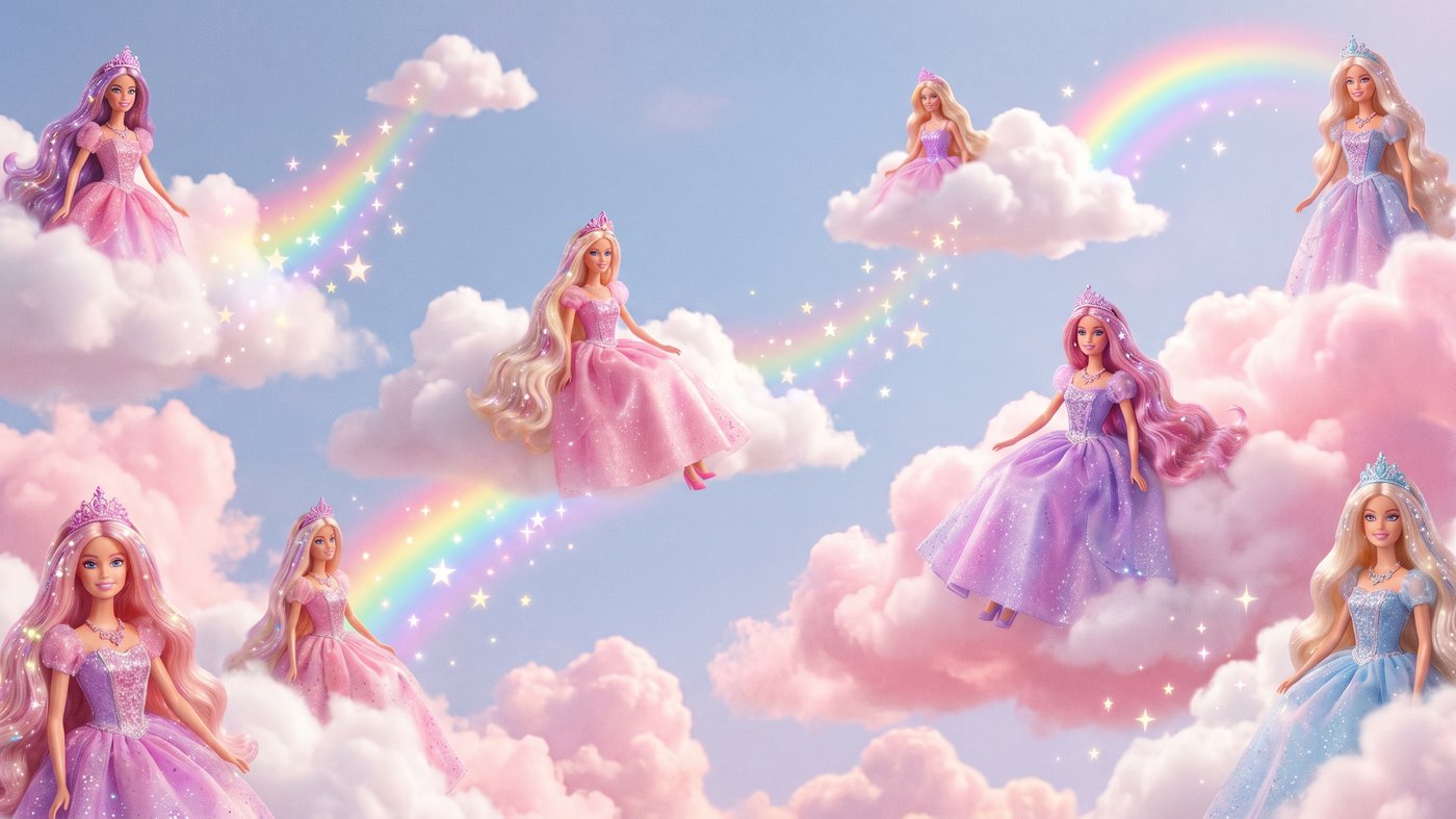 Barbies nas nuvens